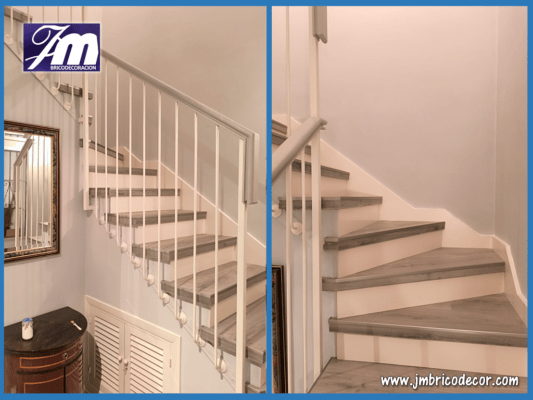 tarima en toda la cassa y escalera personalizada por jm2